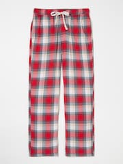 FatFace Bramber Red Check Pyjama Bottoms - Image 6 of 6