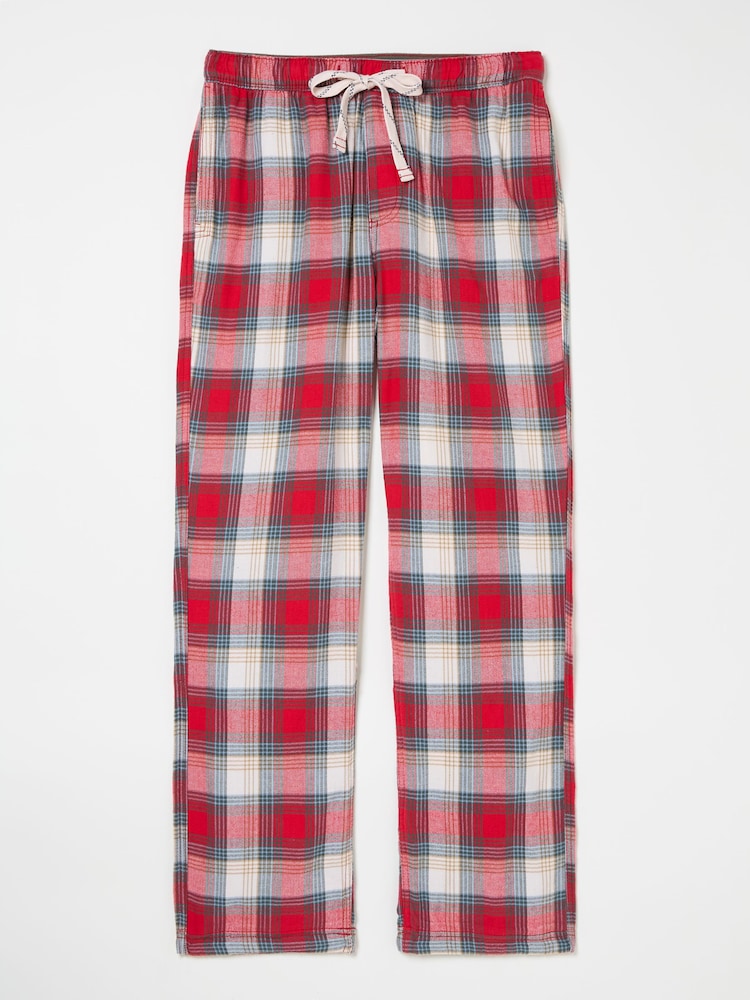 FatFace Bramber Red Check Pyjama Bottoms - Image 6 of 6