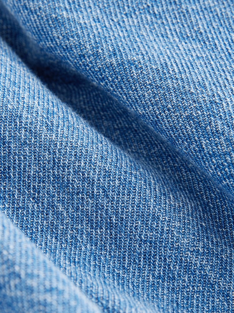 Blue Embroidered Denim Shirt Dress (3mths-8yrs) - Image 8 of 8