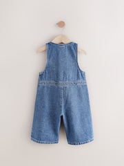 Denim 100% Cotton Sleeveless Wide Leg Jumpsuit (3mths-8yrs) - Image 7 of 9