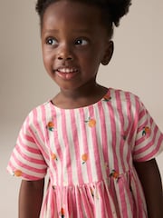 Pink Stripe Boxy Summer Dress (3mths-8yrs) - Image 4 of 8