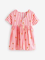 Pink Stripe Boxy Summer Dress (3mths-8yrs) - Image 6 of 8