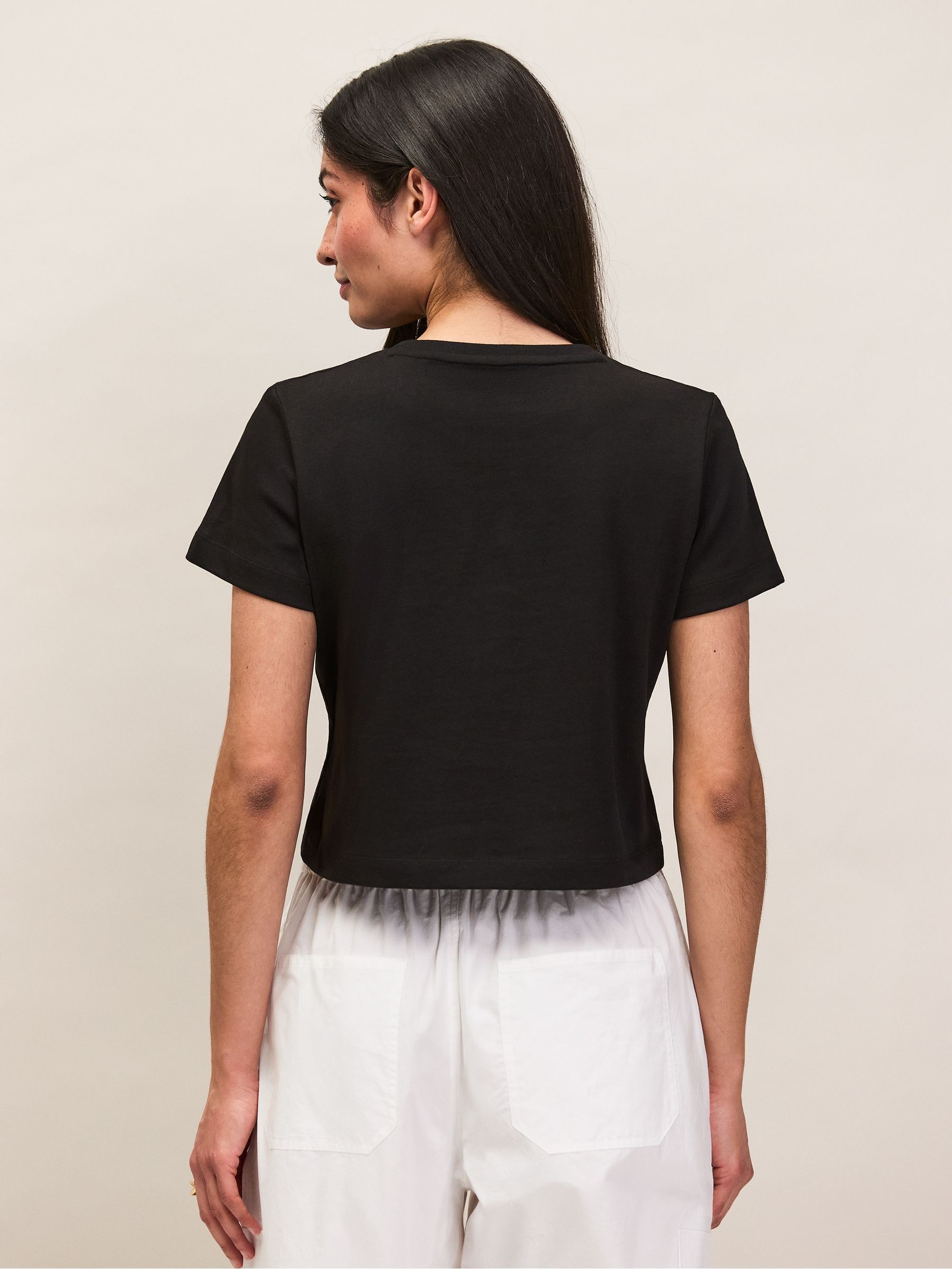Buy Ro&Zo Black Cotton Jersey Baby T-Shirt from Next Romania