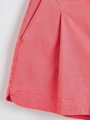 Oliver Bonas Coral Pink Tie Waist Shorts - Image 5 of 5