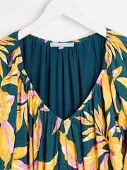 Oliver Bonas – Midikleid mit tropischem Floral Muster - Bild 3 von 6