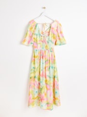 Oliver Bonas Multi Summer Haze Midi Dress - Image 4 of 8