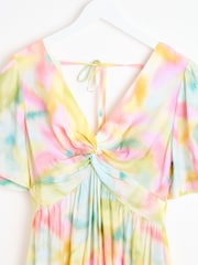 Oliver Bonas Multi Summer Haze Midi Dress - Image 6 of 8