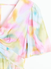 Oliver Bonas Multi Summer Haze Midi Dress - Image 7 of 8
