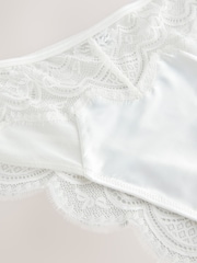B by Ted Baker Ivory Tummy Control High Waist Briefs - Image 8 of 8