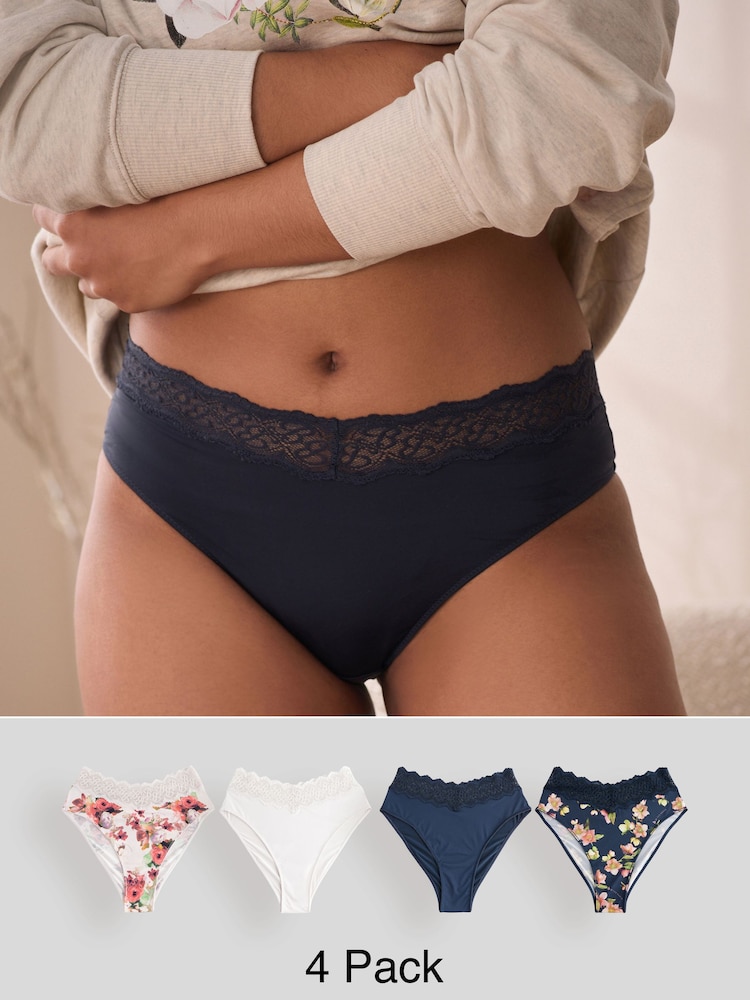 B by Ted Baker Multi Alto Leg Knickers 4 Pack - Imagen 1 de 15 B by Ted Baker Multi Alto Leg Knickers 4 Pack - Imagen 1 de 15