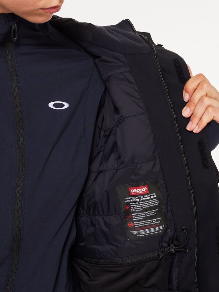 Oakley Thermo Nuclear Protection Throwback Times Isolierte Damen-Schneejacke, Schwarz - Bild 11 von 11