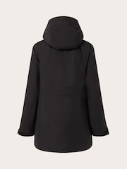 Oakley Womens Thermo Nuclear Protection Throw Back Times Insulated Snow Black Jacket - Image 9 of 10