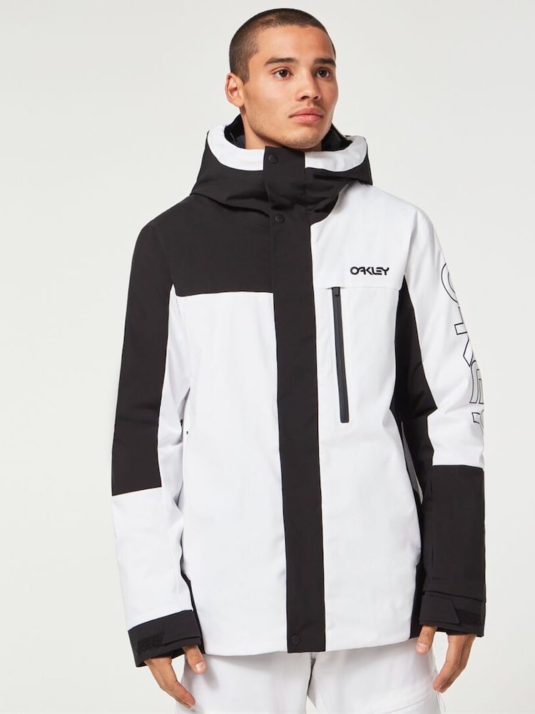 Oakley Mens Thermo Nuclear Protection Throw Back Times Full Zip Insulated Ski Jacket - Image 1 of 10