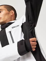 Oakley Mens Thermo Nuclear Protection Throw Back Times Full Zip Insulated Ski Jacket - Image 3 of 10