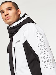 Oakley Mens Thermo Nuclear Protection Throw Back Times Full Zip Insulated Ski Jacket - Image 5 of 10