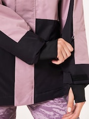Oakley Pink Thermo Nuclear Protection Throw Back Times Full Zip Insulated Snow Jacket - Image 6 of 9