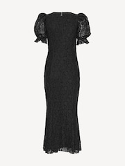Rotate Black Lace Puff Sleeve Dress - Image 4 of 5