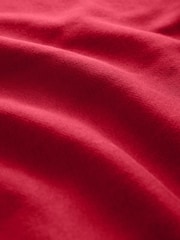Red Regular Fit Rich Jersey Fabric Hoodie - Image 8 of 8
