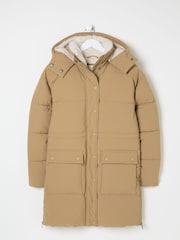 FatFace Maddie Tan Brown Puffer Coat - Image 7 of 7