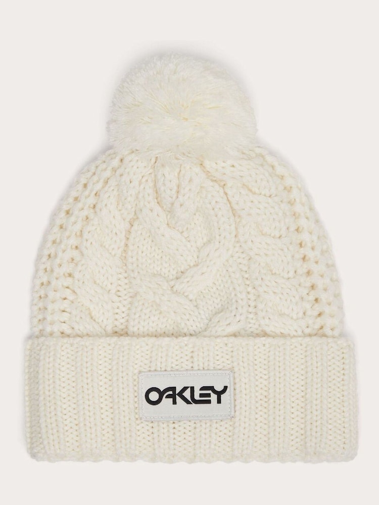 Oakley Womens Harper Pom Winter Knitted Beanie - Image 1 of 4 Oakley Womens Harper Pom Winter Knitted Beanie - Image 1 of 4