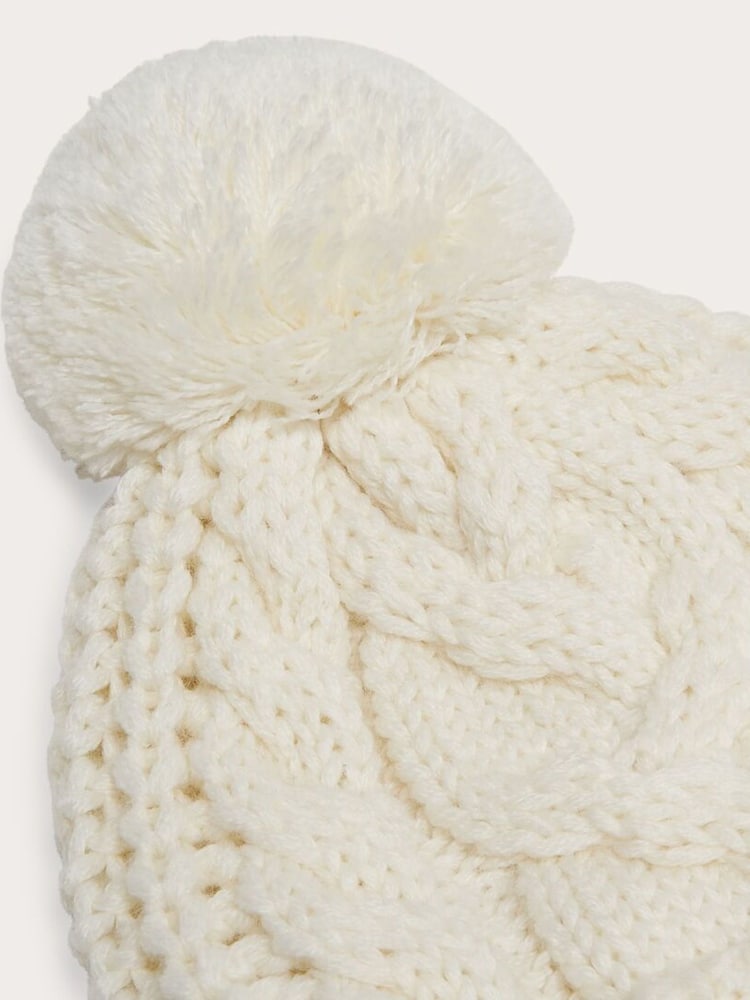 Oakley Womens Harper Pom Winter Knitted Beanie - Image 4 of 4 Oakley Womens Harper Pom Winter Knitted Beanie - Image 4 of 4