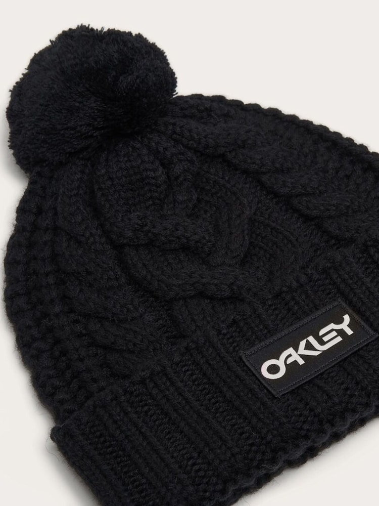 Oakley Womens Harper Pom Winter Knitted Beanie - Image 3 of 3