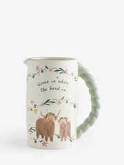 Hamish The Highland Cow Ceramic Jug Vase - Bild 3 av 4