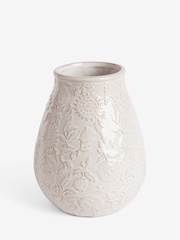 Ceramic Vintage Embossed Vase - صورة 3 من 5