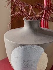 Brown Abstract Glaze Material World Ceramic Vase - Image 2 of 4