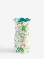 Green Ceramic Ditsy Floral Vase - Image 3 of 3