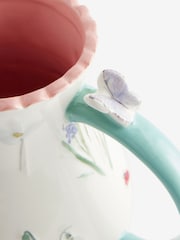 Multicolour Ceramic Floral Butterfly Jug Vase - Image 5 of 5