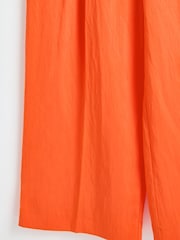 Koralle/Orange - Oliver Bonas – kurz geschnittene Plissehose - Bild 7 von 7