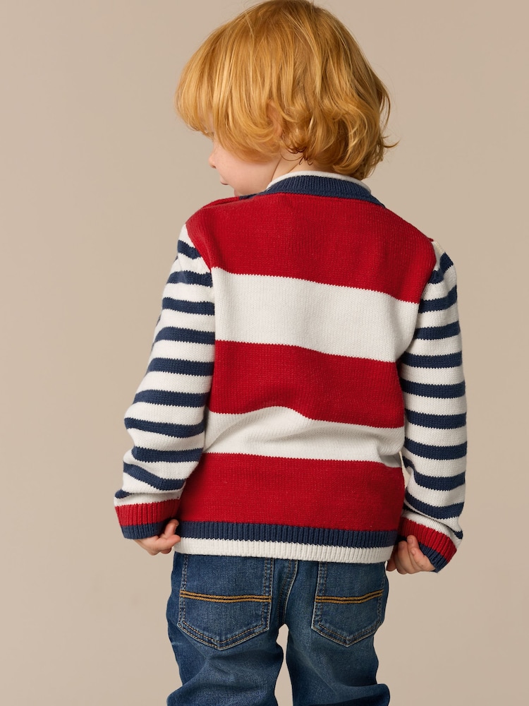 Boat Stripe Knitted Jumper (3mths-7yrs) - Image 2 of 7