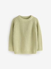 Green Knitted Crew Neck Jumper (3mths-7yrs) - Image 5 of 8