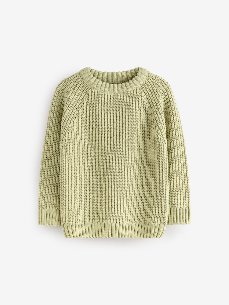 Green Knitted Crew Neck Jumper (3mths-7yrs) - Image 5 of 8