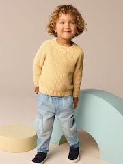 Yellow Knitted Crew Neck Jumper (3mths-7yrs) - Image 2 of 8