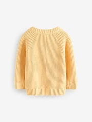 Yellow Knitted Crew Neck Jumper (3mths-7yrs) - Image 6 of 8