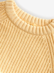 Yellow Knitted Crew Neck Jumper (3mths-7yrs) - Image 7 of 8
