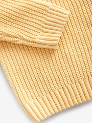 Yellow Knitted Crew Neck Jumper (3mths-7yrs) - Image 8 of 8