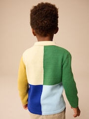 Green Hotchpotch Knitted Rugby Shirt (3mths-7yrs) - Image 3 of 7