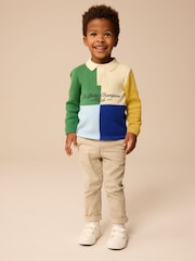 Green Hotchpotch Knitted Rugby Shirt (3mths-7yrs) - Image 4 of 7