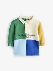Green Hotchpotch Knitted Rugby Shirt (3mths-7yrs) - Image 5 of 7