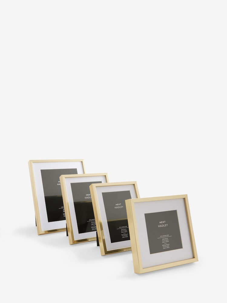 Set of 2 Gold Hadley Photo Frames - Image 4 of 5