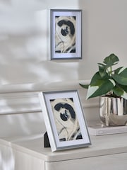 Set of 2 Silver Hadley Photo Frames - Image 1 of 5