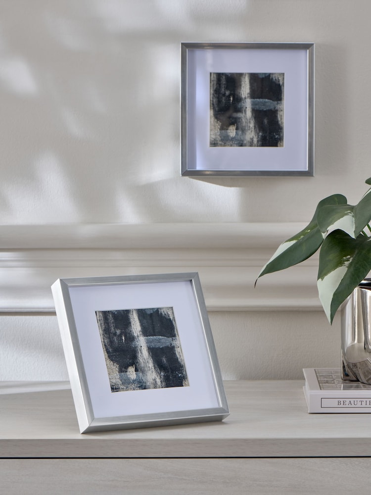 Set of 2 Silver Hadley Photo Frames - Image 2 of 5