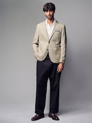 Pierre - Ajustement régulier - Blazer Blend en lin texturé - Image 2 de 11