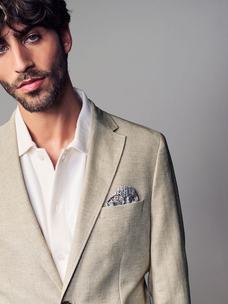 Pierre - Ajustement régulier - Blazer Blend en lin texturé - Image 5 of 11