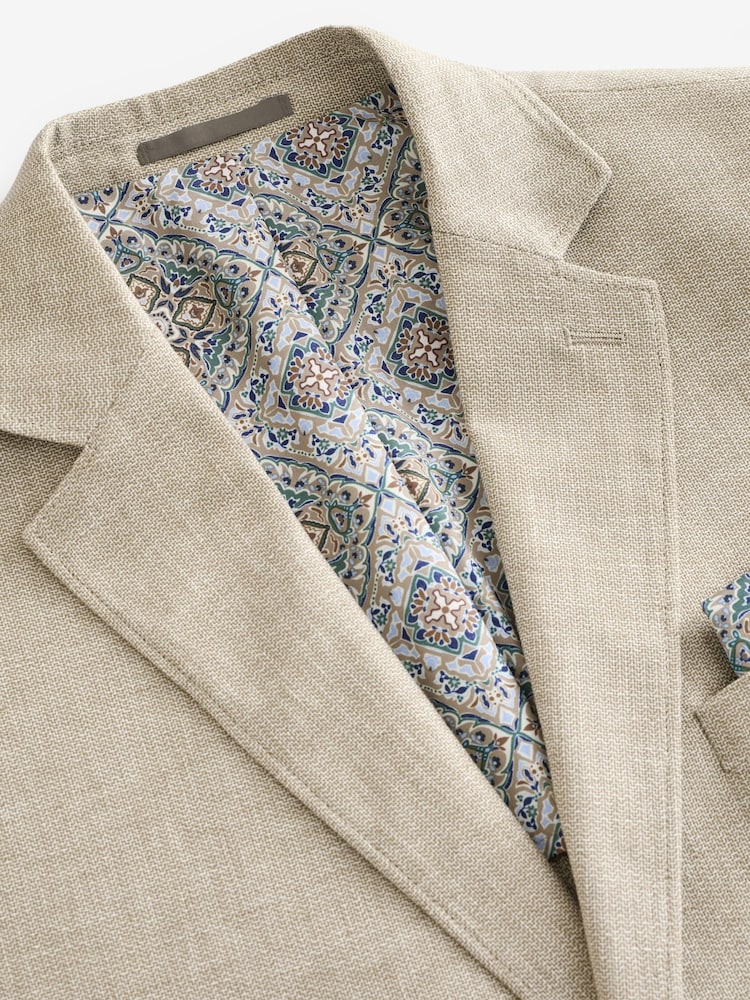 Pierre - Ajustement régulier - Blazer Blend en lin texturé - Image 9 of 11