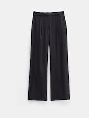 Hush Black Lana Linen Blend Trousers - Image 5 of 5
