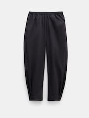 Hush Black Cotton Poplin Easy 100% Cotton Trousers - Image 5 of 5
